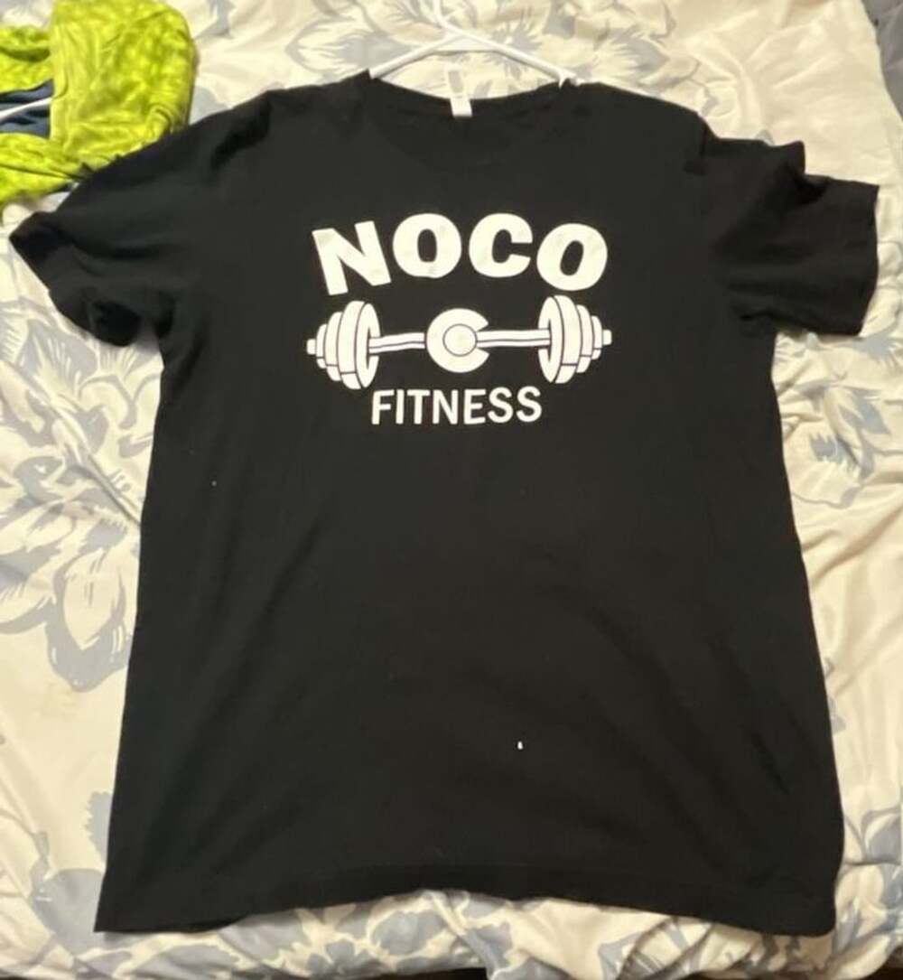Bella + Canvas NOCO Fitness Graphic T-Shirt Black